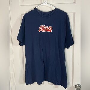 Classic Navy Blue Graphic Tee